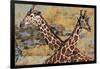 Safari Giraffes-Madelaine Morris-Framed Art Print