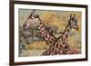 Safari Giraffes-Madelaine Morris-Framed Art Print