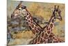 Safari Giraffes-Madelaine Morris-Mounted Art Print