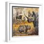 Safari I-Peter Blackwell-Framed Art Print