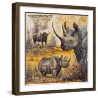 Safari I-Peter Blackwell-Framed Art Print