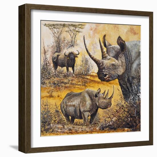 Safari I-Peter Blackwell-Framed Art Print