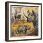 Safari I-Peter Blackwell-Framed Art Print