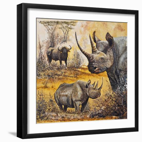 Safari I-Peter Blackwell-Framed Art Print