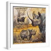 Safari I-Peter Blackwell-Framed Art Print