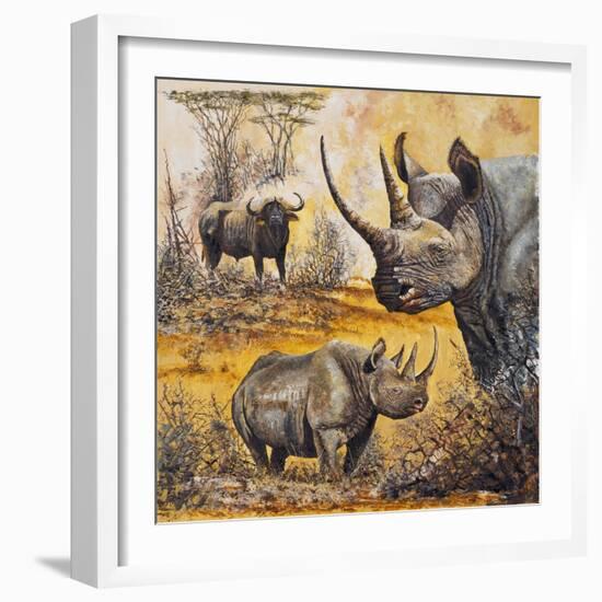 Safari I-Peter Blackwell-Framed Art Print