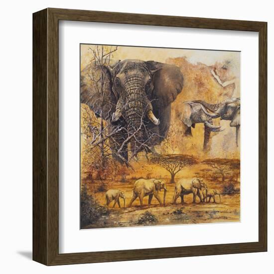 Safari II-Peter Blackwell-Framed Art Print