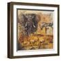 Safari II-Peter Blackwell-Framed Art Print