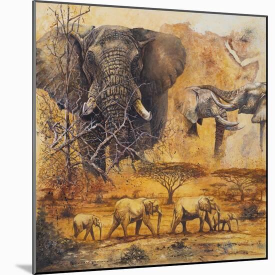 Safari II-Peter Blackwell-Mounted Art Print