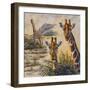 Safari IV-Peter Blackwell-Framed Premium Giclee Print