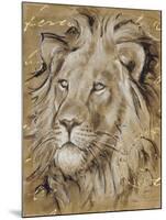 Safari Lion-Chad Barrett-Mounted Art Print