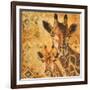 Safari Mother and Son I-Patricia Pinto-Framed Art Print