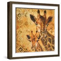 Safari Mother and Son I-Patricia Pinto-Framed Art Print