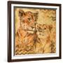 Safari Mother and Son II-Patricia Pinto-Framed Art Print