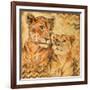 Safari Mother and Son II-Patricia Pinto-Framed Art Print