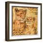 Safari Mother and Son II-Patricia Pinto-Framed Art Print