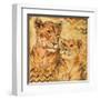 Safari Mother and Son II-Patricia Pinto-Framed Art Print