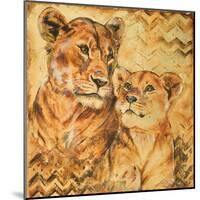 Safari Mother and Son II-Patricia Pinto-Mounted Art Print