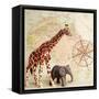 Safari Pals-Susannah Tucker-Framed Stretched Canvas