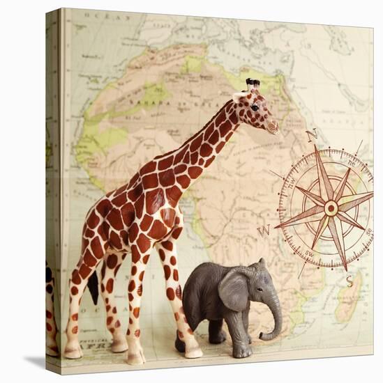 Safari Pals-Susannah Tucker-Stretched Canvas