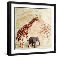 Safari Pals-Susannah Tucker-Framed Art Print