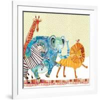 Safari Parade-Robbin Rawlings-Framed Art Print