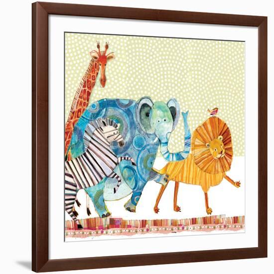 Safari Parade-Robbin Rawlings-Framed Art Print