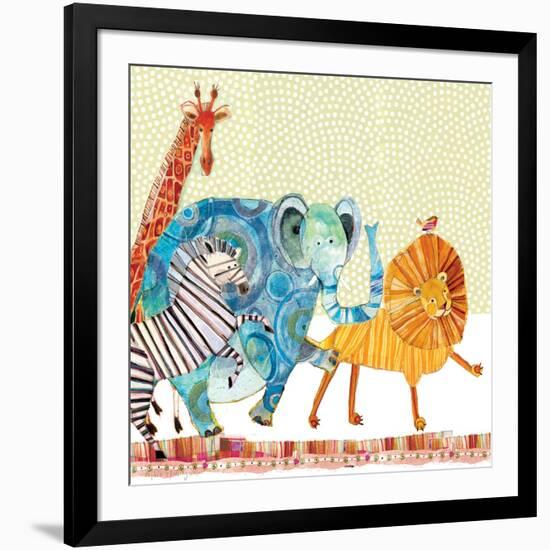 Safari Parade-Robbin Rawlings-Framed Art Print