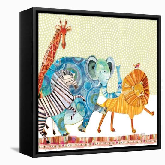 Safari Parade-Robbin Rawlings-Framed Stretched Canvas