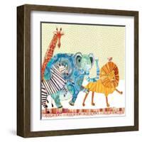 Safari Parade-Robbin Rawlings-Framed Art Print