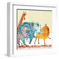 Safari Parade-Robbin Rawlings-Framed Art Print