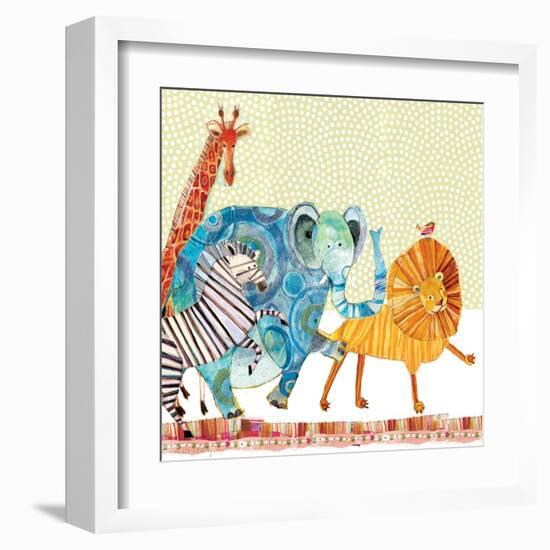 Safari Parade-Robbin Rawlings-Framed Art Print