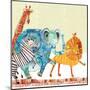 Safari Parade-Robbin Rawlings-Mounted Art Print