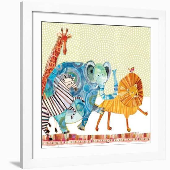 Safari Parade-Robbin Rawlings-Framed Art Print