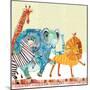 Safari Parade-Robbin Rawlings-Mounted Premium Giclee Print