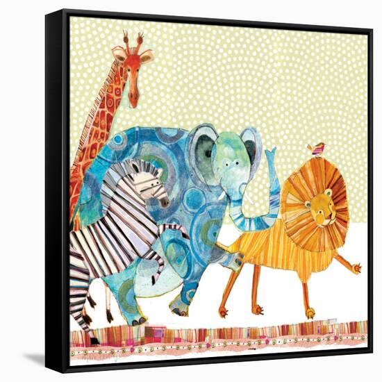 Safari Parade-Robbin Rawlings-Framed Stretched Canvas