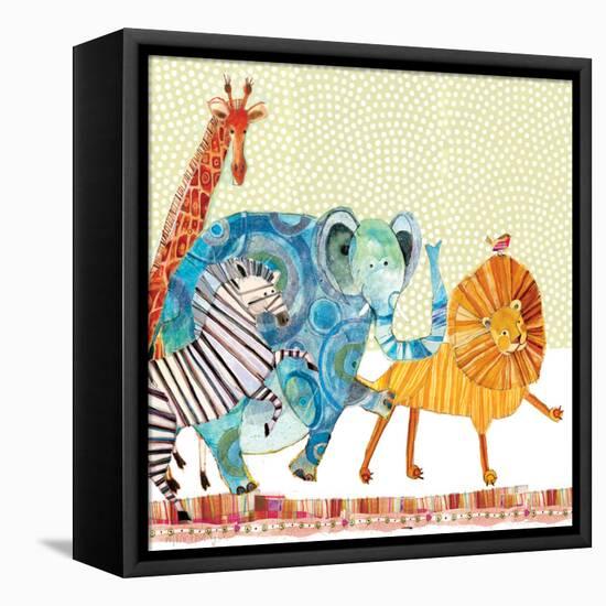 Safari Parade-Robbin Rawlings-Framed Stretched Canvas