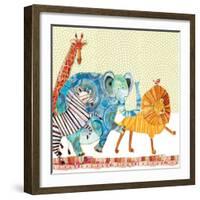 Safari Parade-Robbin Rawlings-Framed Art Print