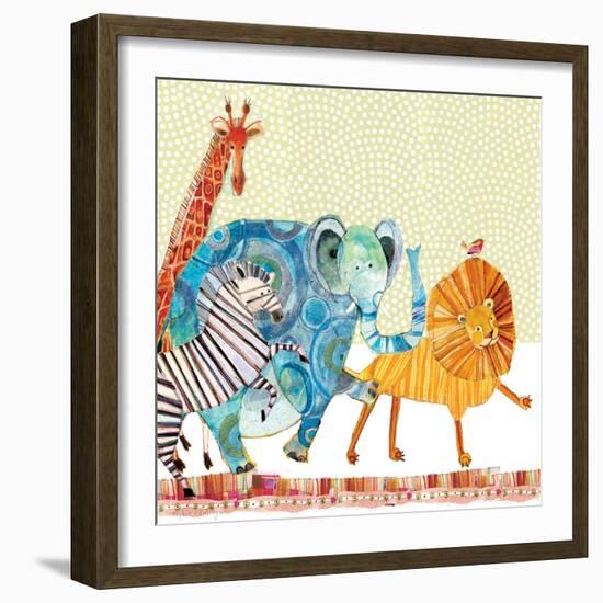 Safari Parade-Robbin Rawlings-Framed Art Print