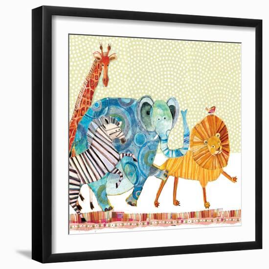 Safari Parade-Robbin Rawlings-Framed Art Print