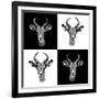 Safari Profile Collection - Antepoles Portraits II-Philippe Hugonnard-Framed Photographic Print