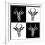 Safari Profile Collection - Antepoles Portraits II-Philippe Hugonnard-Framed Photographic Print