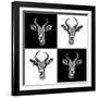 Safari Profile Collection - Antepoles Portraits II-Philippe Hugonnard-Framed Photographic Print