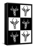 Safari Profile Collection - Antepoles Portraits-Philippe Hugonnard-Framed Stretched Canvas