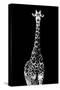 Safari Profile Collection - Giraffe Black Edition II-Philippe Hugonnard-Stretched Canvas