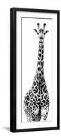 Safari Profile Collection - Giraffe White Edition IV-Philippe Hugonnard-Framed Photographic Print