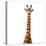 Safari Profile Collection - Giraffe White Edition V-Philippe Hugonnard-Stretched Canvas