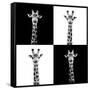 Safari Profile Collection - Giraffes II-Philippe Hugonnard-Framed Stretched Canvas