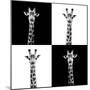 Safari Profile Collection - Giraffes II-Philippe Hugonnard-Mounted Premium Photographic Print