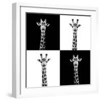 Safari Profile Collection - Giraffes II-Philippe Hugonnard-Framed Photographic Print